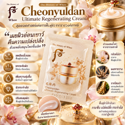 The History Of Whoo Cheonyuldan Ultimate Regenerating Cream 1 ml