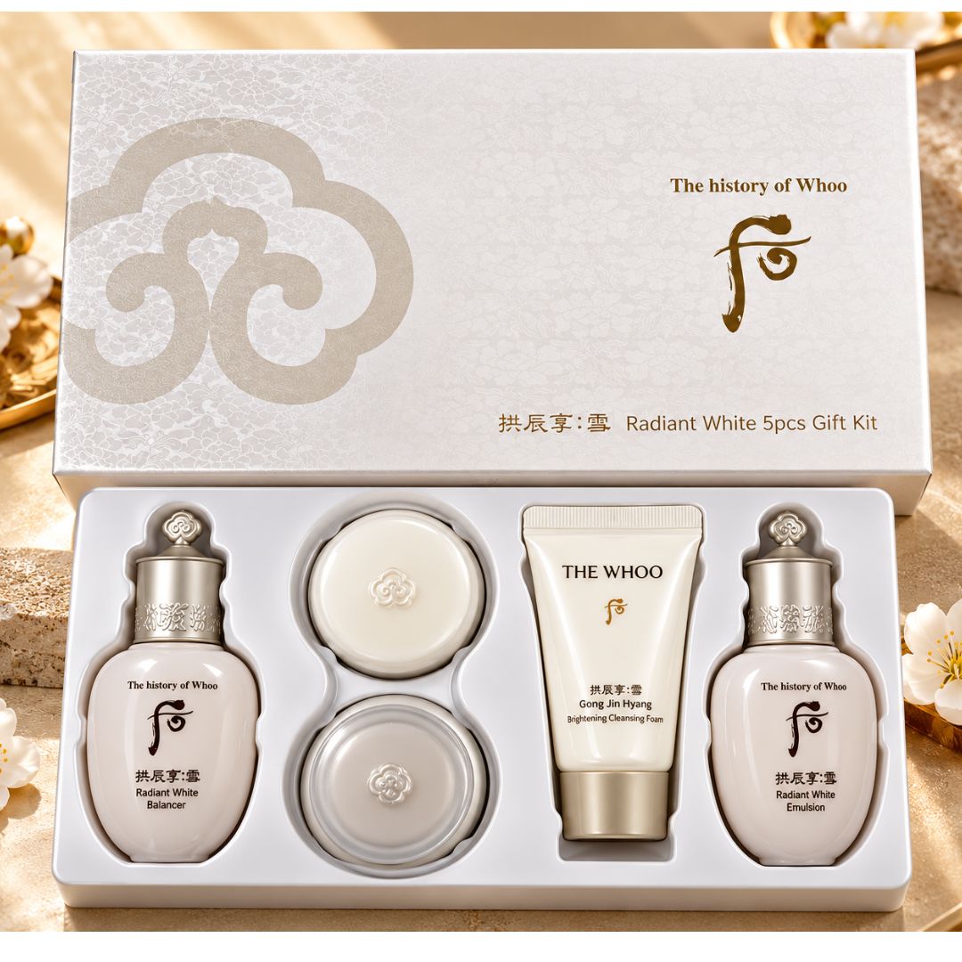 The History of Whoo Radiant White 5 pcs Special Set - Image 7