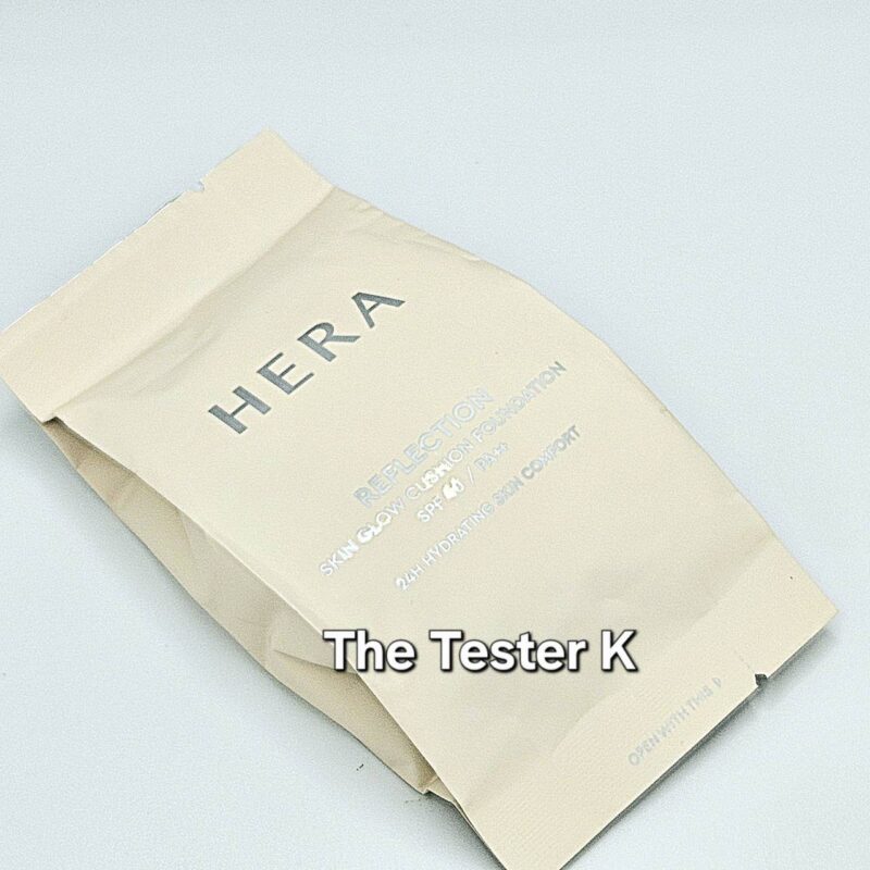 Hera – Reflection Skin Glow Cushion Foundation SPF40 / PA++ 5g (คุชชั่นไฮบริดเมซ ผิวกระจ่างใสแบบโกลด์ขั้นสุด) - Image 7