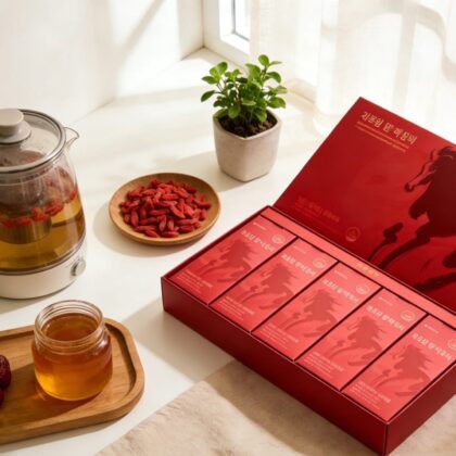 🍄โสมแดงสกัดเข้มข้น 🔥🔥สูตรใหม่ ผสมเขากวาง และสารสกัด GABA สกัดจากข้าวหมัก แบบฉีกซองพร้อมดื่ม (จากเครือ LG)