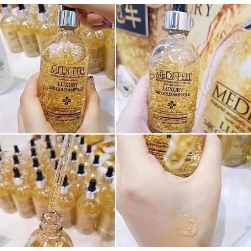 Medi-Peel Luxury 24K Gold Ampoule 100 ml เซรั่มผสมทองคำ - Image 3