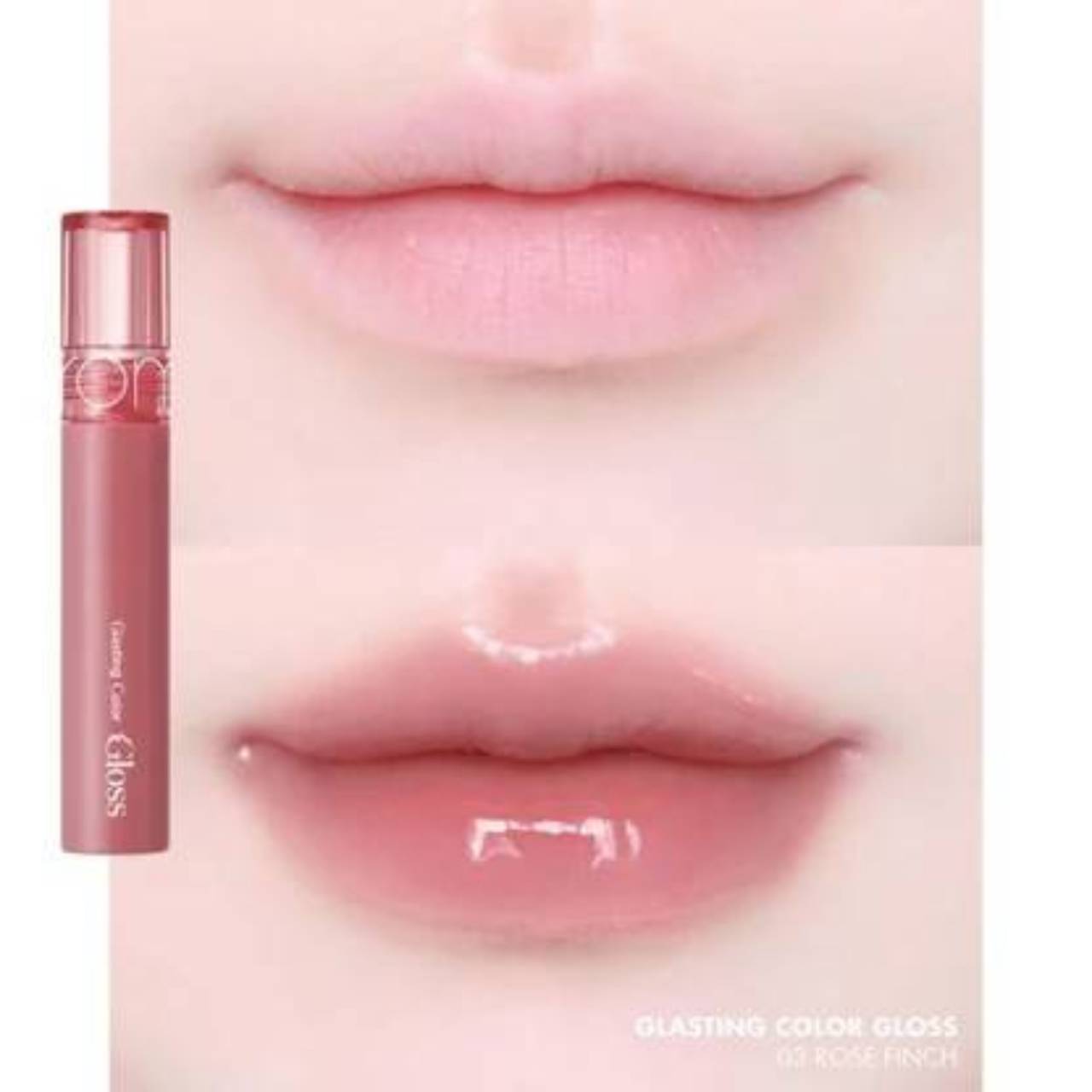 ROM&ND Glasting Color Gloss 03 Rose Finch 4.0g - Image 4