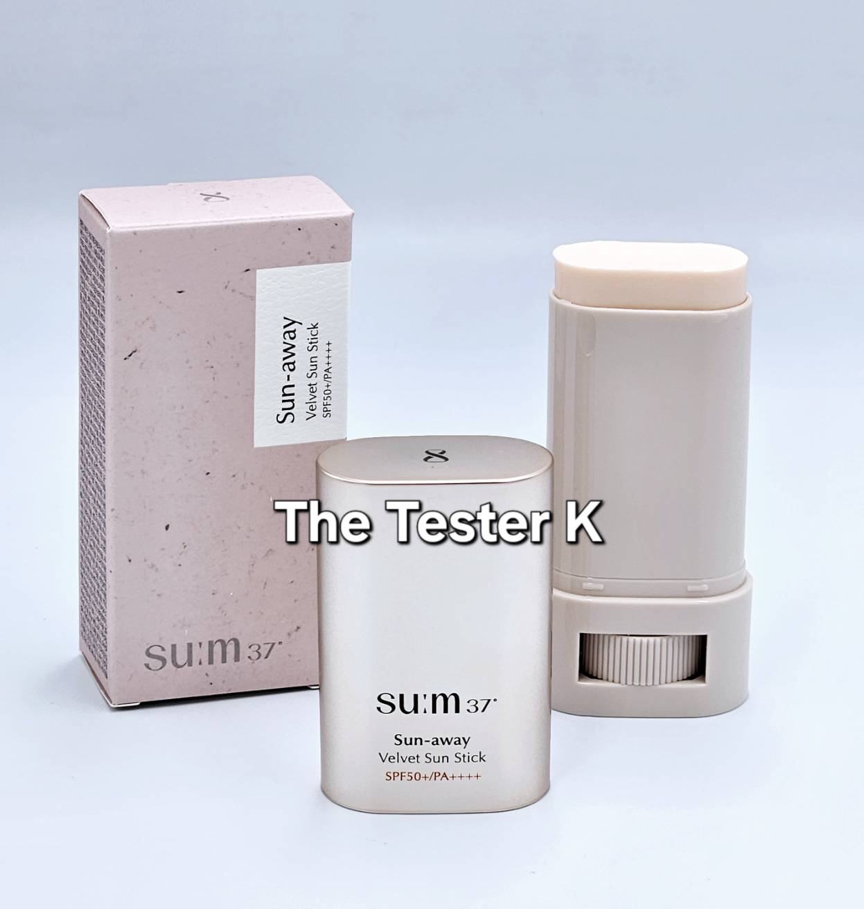Su:m 37 - Sun-away Velvet Sun Stick SPF50+, PA ++++ 18g บาล์มกันแดด