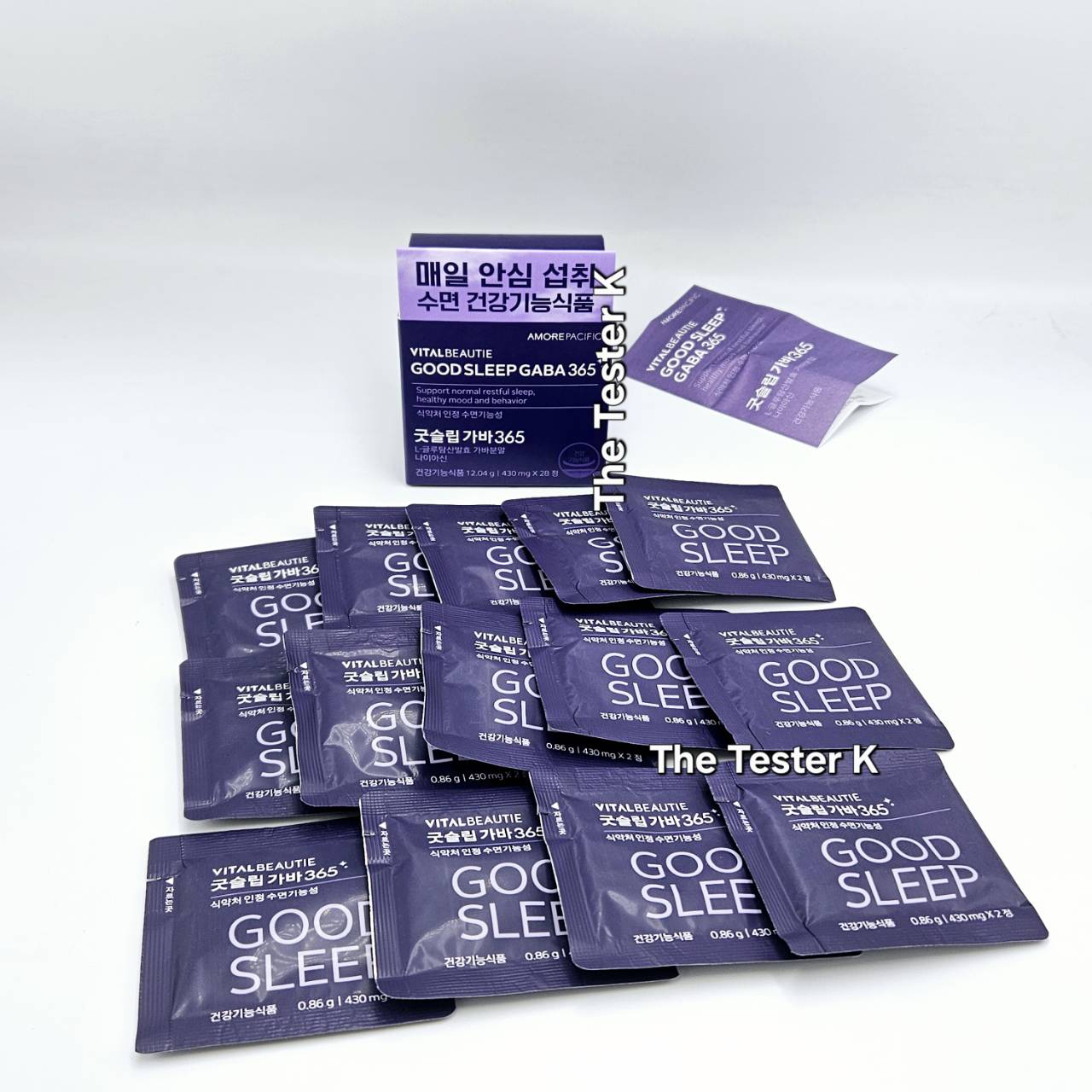 VITAL BEAUTIE Good Sleep GABA 365 (430 mg/28 เม็ด ทานได้ 14 วัน) ของเครือ Amore