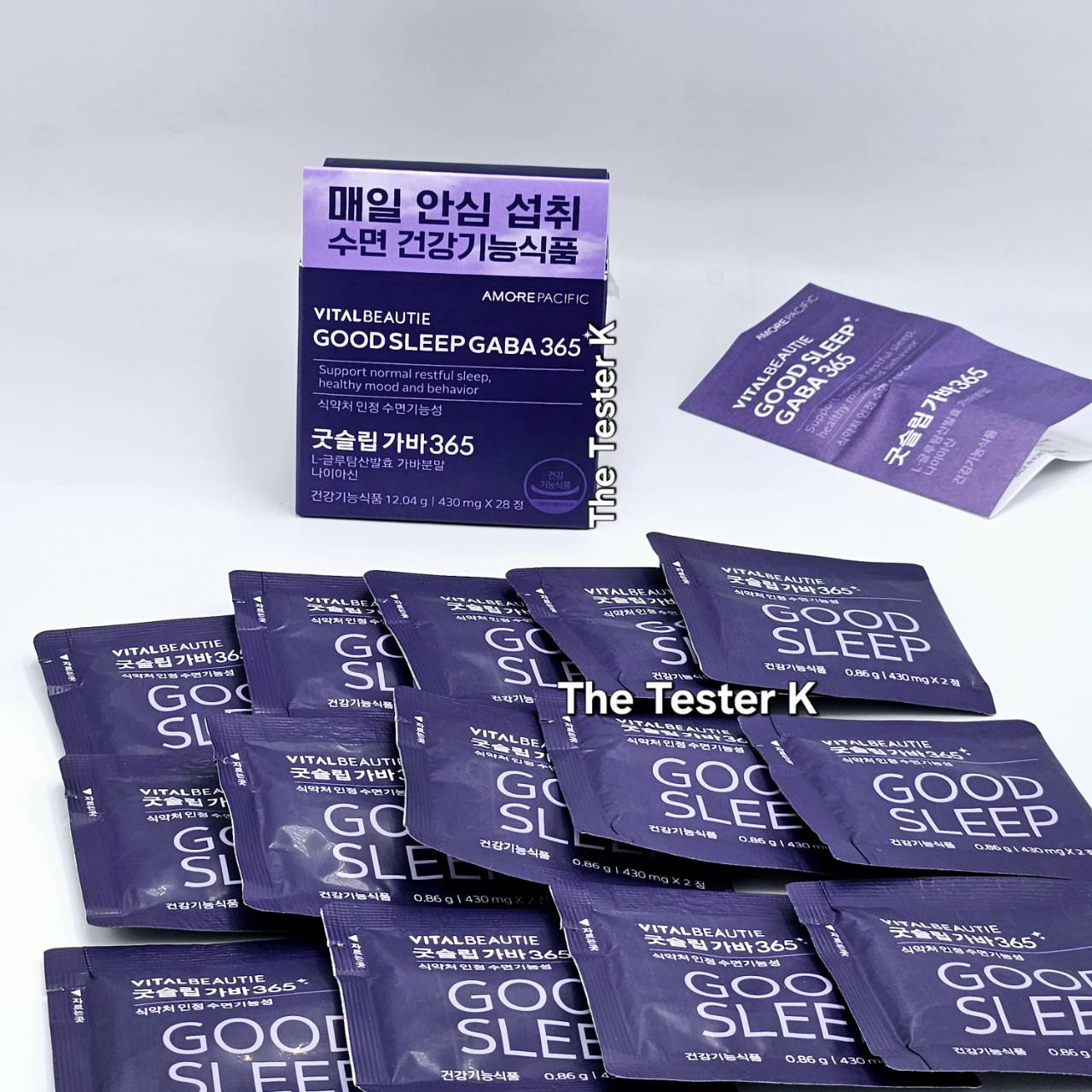 VITAL BEAUTIE Good Sleep GABA 365 (430 mg/28 เม็ด ทานได้ 14 วัน) ของเครือ Amore - Image 5