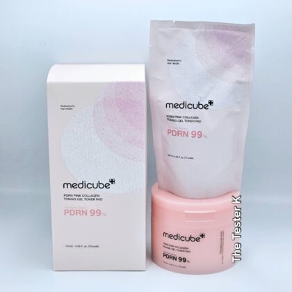 Medicube PDRN Pink Collagen Toning Gel Toner Pad 70แผ่น