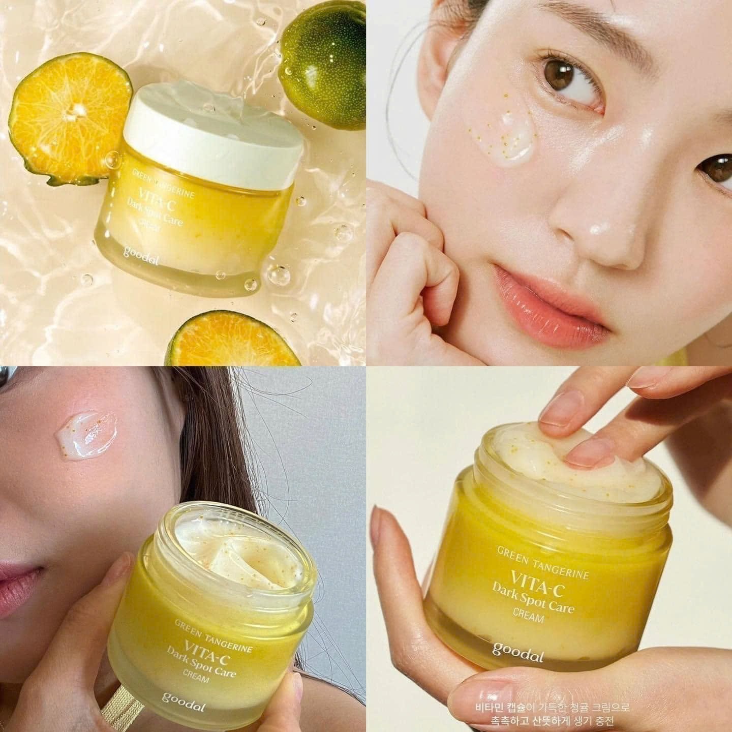 Goodal – Green Tangerine Vita C Dark Spot Care Cream 50ml - Image 4