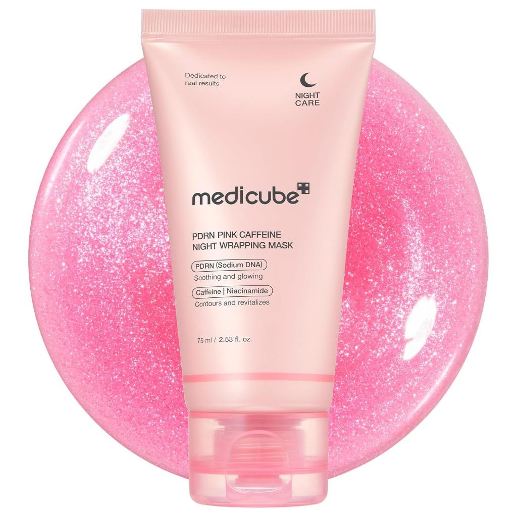 มาส์คกาว Medicube PDRN Pink Caffeine Night Wrapping Mask 75ml