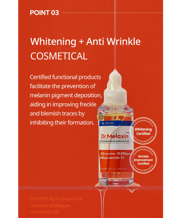 Dr.Melaxin Exosome Repair Ampoule Plus 50ml - Image 2