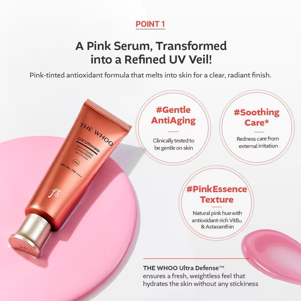 THE WHOO UV Ultimate Red Vitamin Sunscreen Set ไซด์เพิ่มปริมาณ คุ้มมากก🔥 - Image 6
