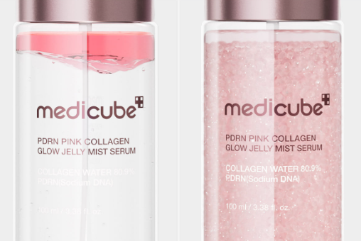 Medicube PDRN Pink Collagen Glow Jelly Mist Serum Set - Image 2