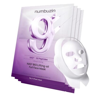 Numbuzin No.9 NMN BIO Lifting-sil Full Face Mask (1 กล่อง 4 แผ่น)