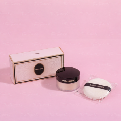 Laura Mercier Translucent Loose Setting Powder Ultra-Blur 20g  & Puff Set แป้งฝุ่นพร้อมพัฟ