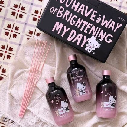 HETRAS X HELLO KITTY PREMIUM DIFFUSER 500 ml (เซต 3 กลิ่น) ลิมิเตทคอลเลคชั่น Hello Kitty