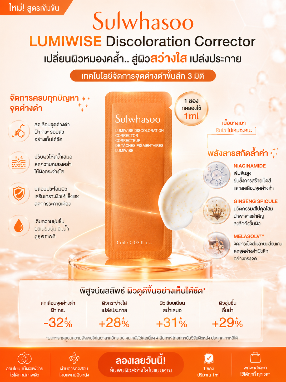 Sulwhasoo LUMIWISE Discoloration Corrector 1 ml