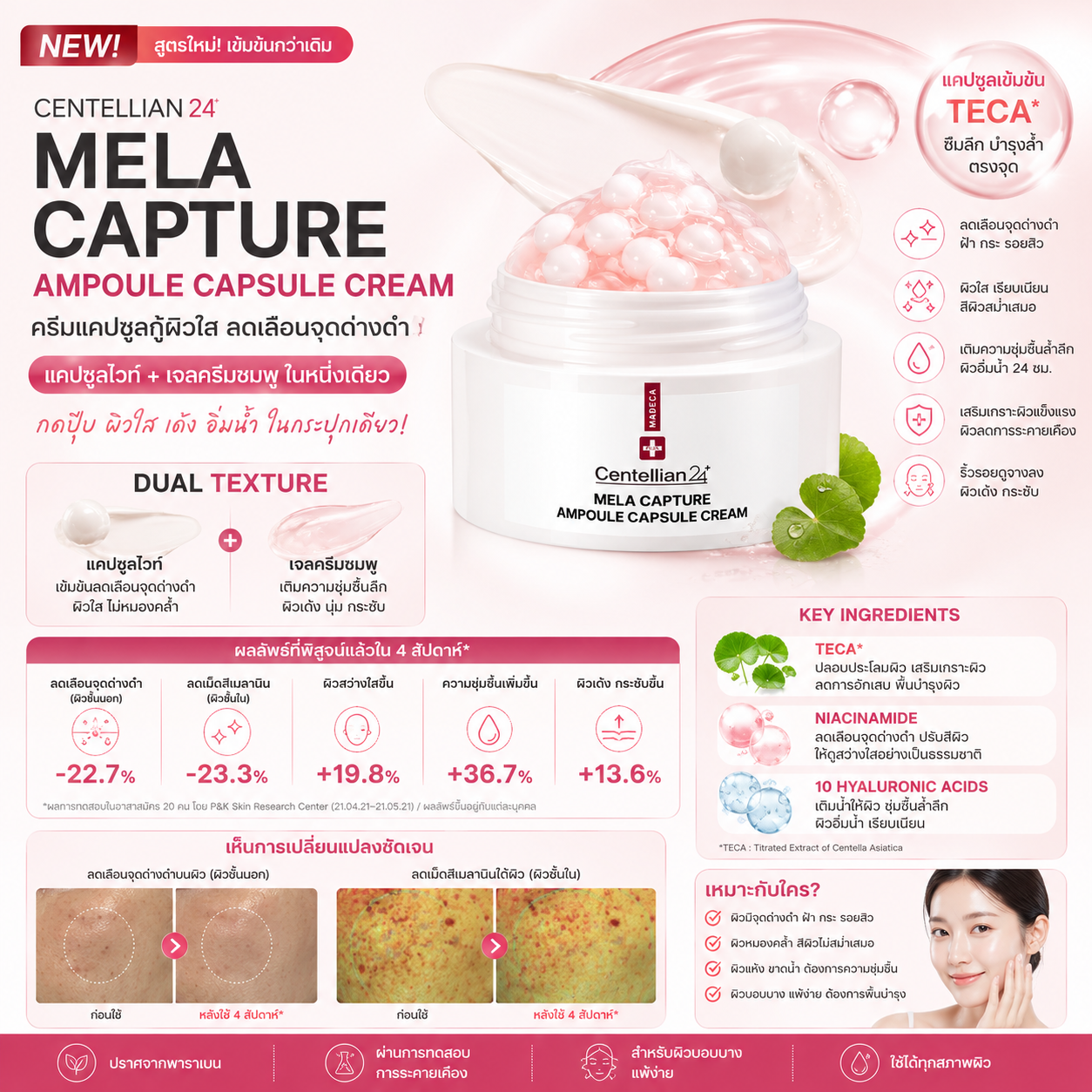 Centellian 24 Mela Capture Ampoule Capsule Cream 55ml