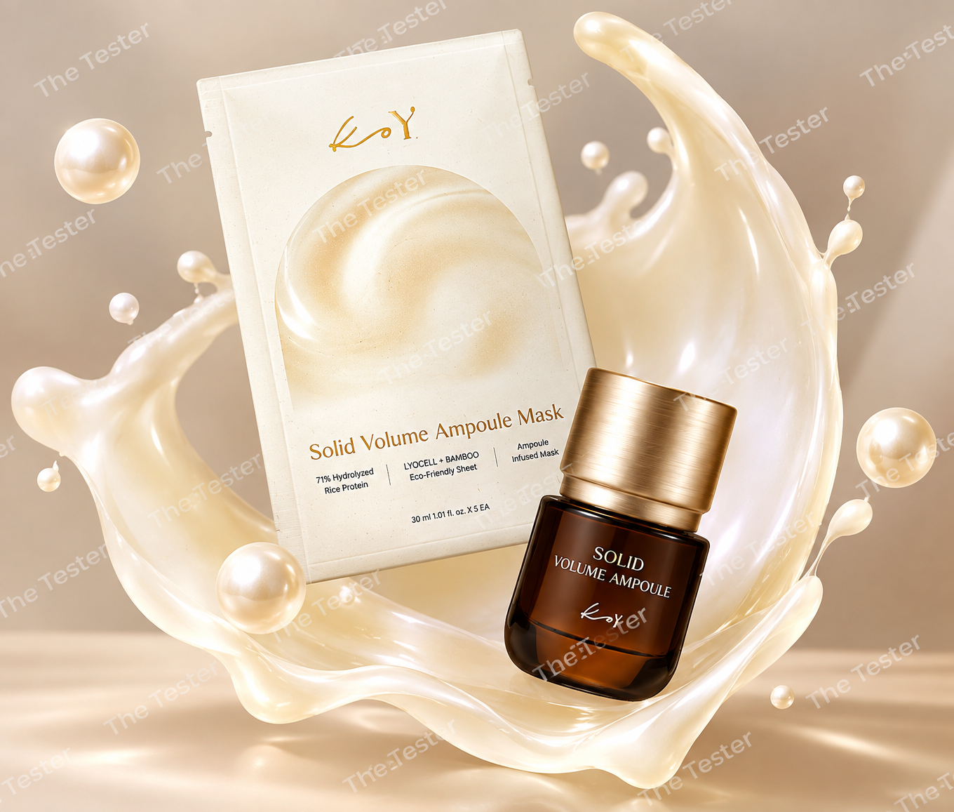 KOY Solid Volume Ampoule Mask 30ml × 5 แผ่น - Image 2