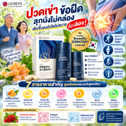 Joint Solution Boswellia 7 1 กล่อง มี 2 กระปุก (ทานได้ 84 วัน)