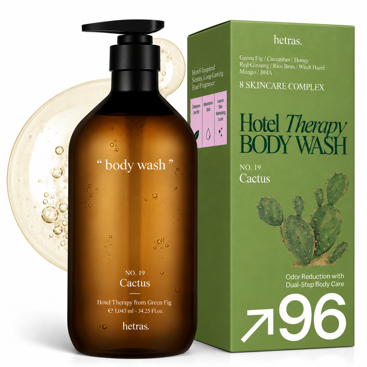 HETRAS Hotel Therapy Body Wash 1,013ml - Image 2