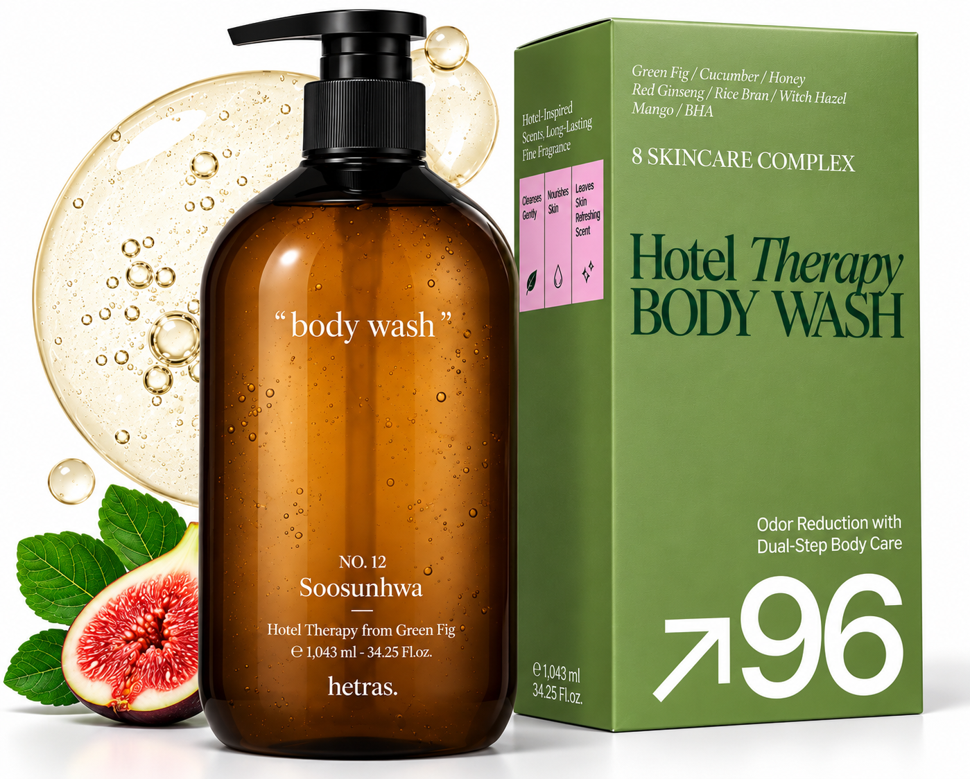 HETRAS Hotel Therapy Body Wash 1,013ml - Image 10