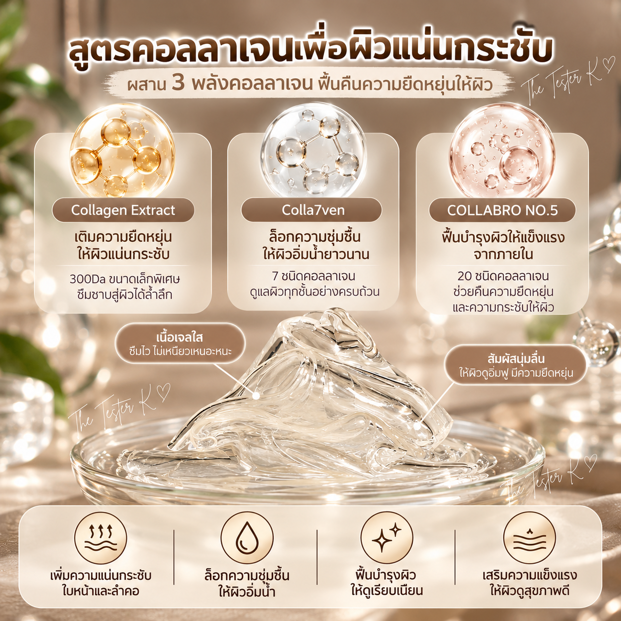 KOY Flow Lifting Collagen Wrapping Gel Mask 35g × 5 แผ่น - Image 6